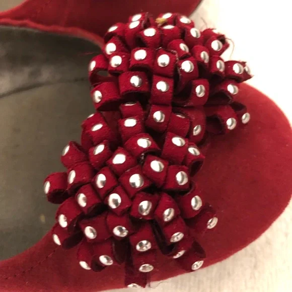 Red Ballerina flats - Picture 4 of 5